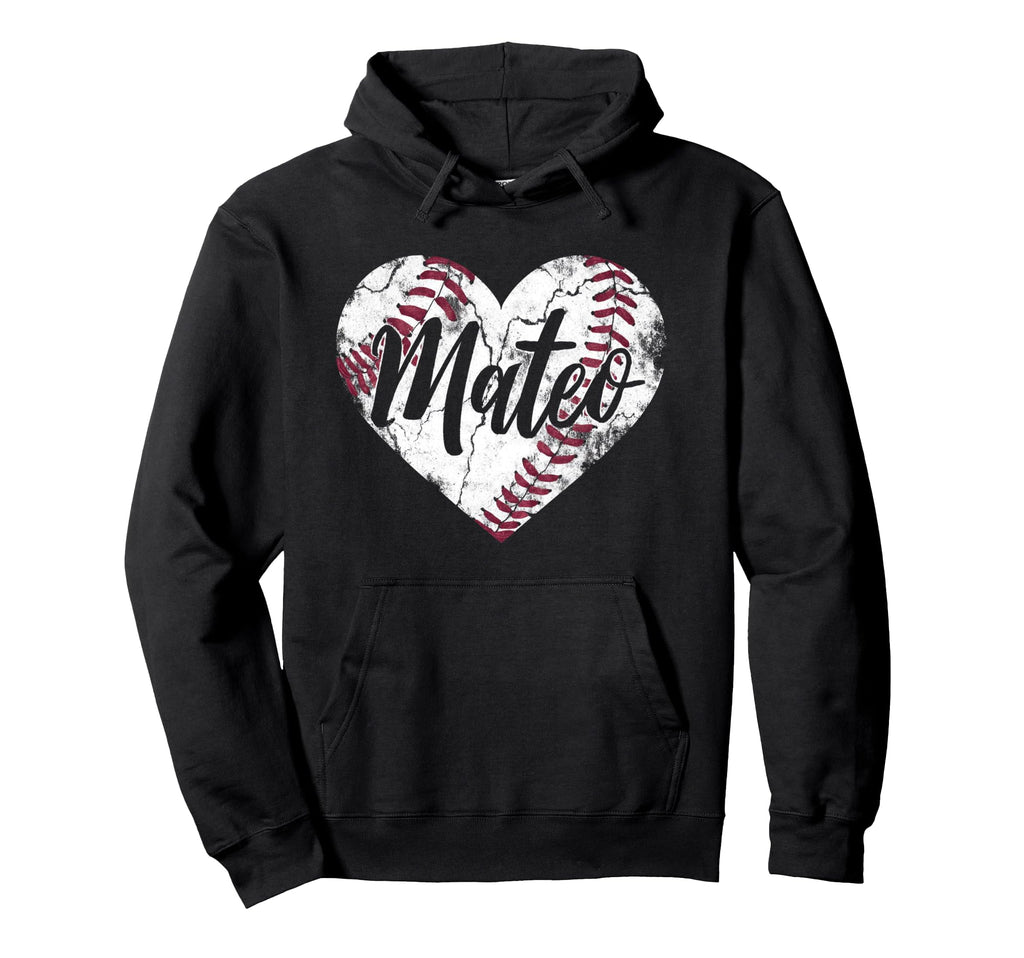 Mateo Baseball Personalized Name Mom Hoodie - Trendy Graphic Unisex - T-Shirt, Sweatshirt, Hoodie
