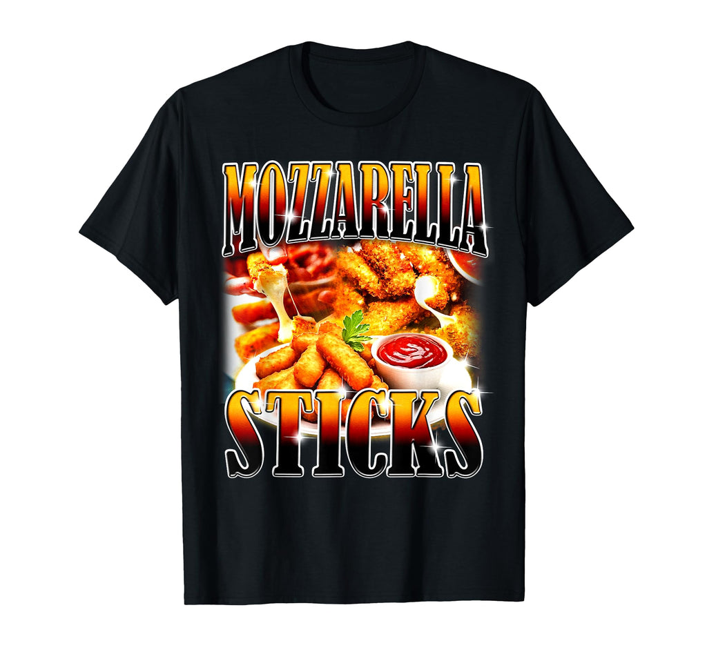 Mozzarella Cheese Sticks Bootleg Rap T-Shirt - Streetwear Style for Adults - T-Shirt, Sweatshirt, Hoodie