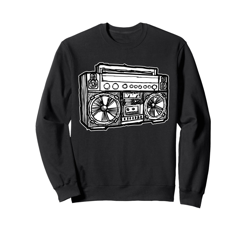 Ghetto Blaster 80S 90S Old School Sweatshirt - Casual Everyday Wear Unisex - T-Shirt, Sweatshirt, Hoodie