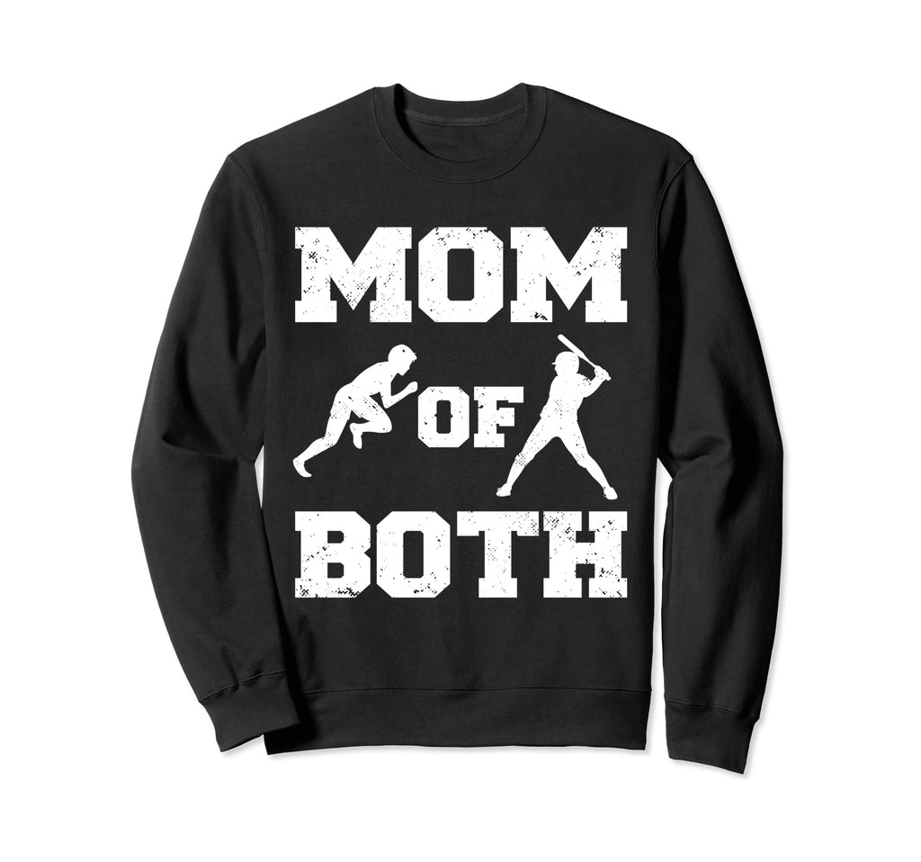 Mom Both Funny Baseball Track And Sweatshirt - Custom Art Print for Adults - T-Shirt, Sweatshirt, Hoodie