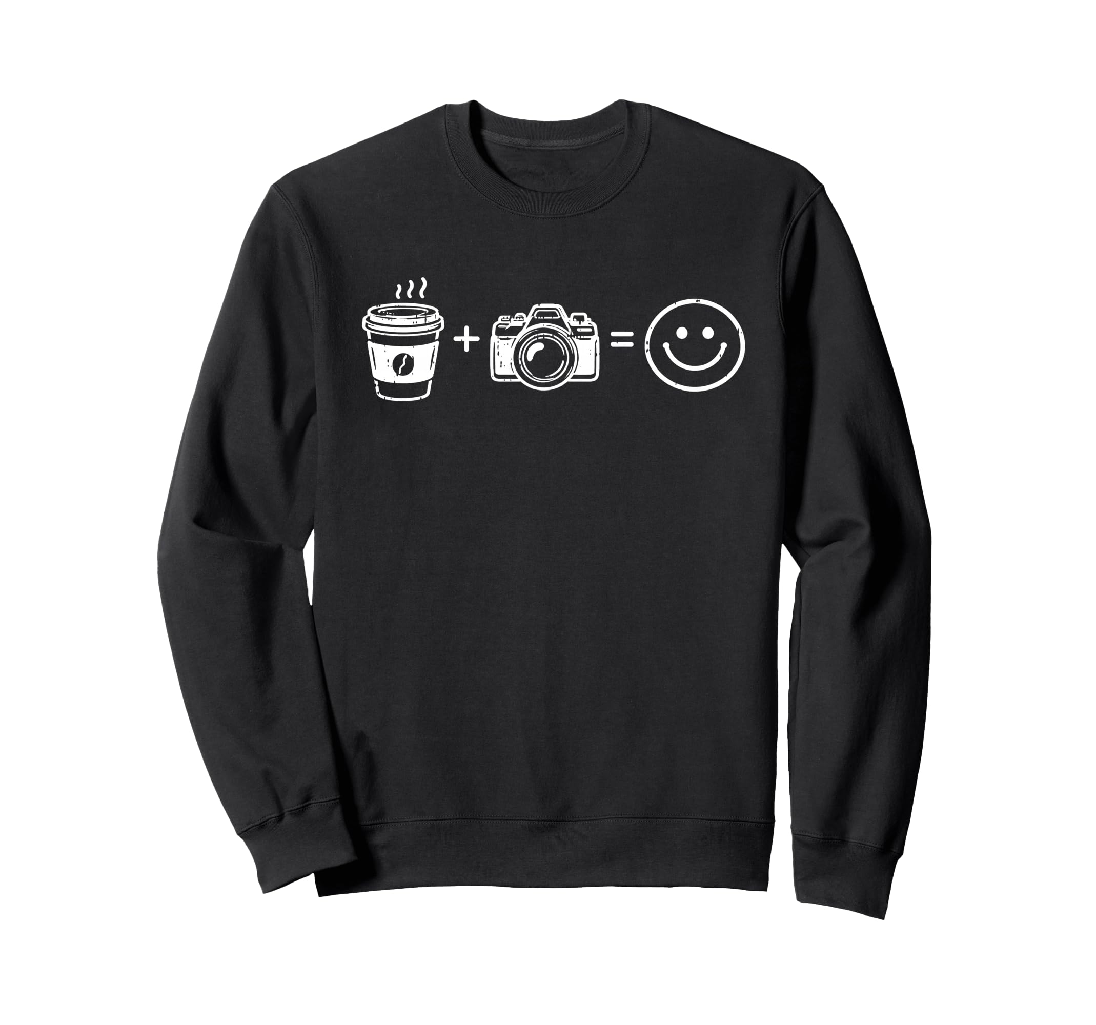 Funny Photographer Coffee Camera Sweatshirt - Custom Art Print for Adults - T-Shirt, Sweatshirt, Hoodie