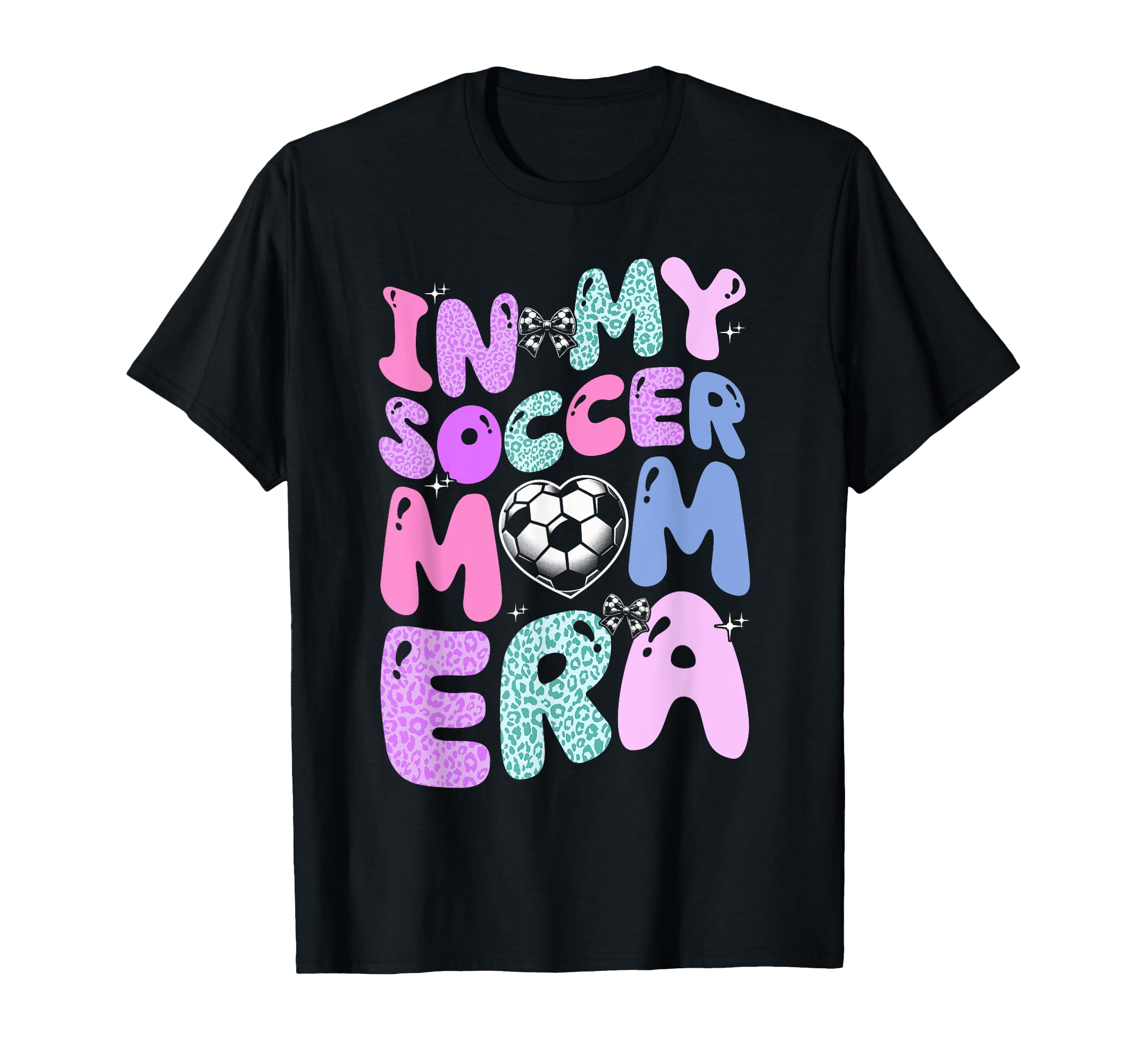 My Soccer Mom Era Groovy Football T-Shirt - Unique Graphic for Adults - T-Shirt, Sweatshirt, Hoodie