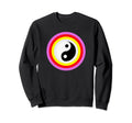 Yin Yang Color Block Sweatshirt - Trendy Graphic for Adults - T-Shirt, Sweatshirt, Hoodie