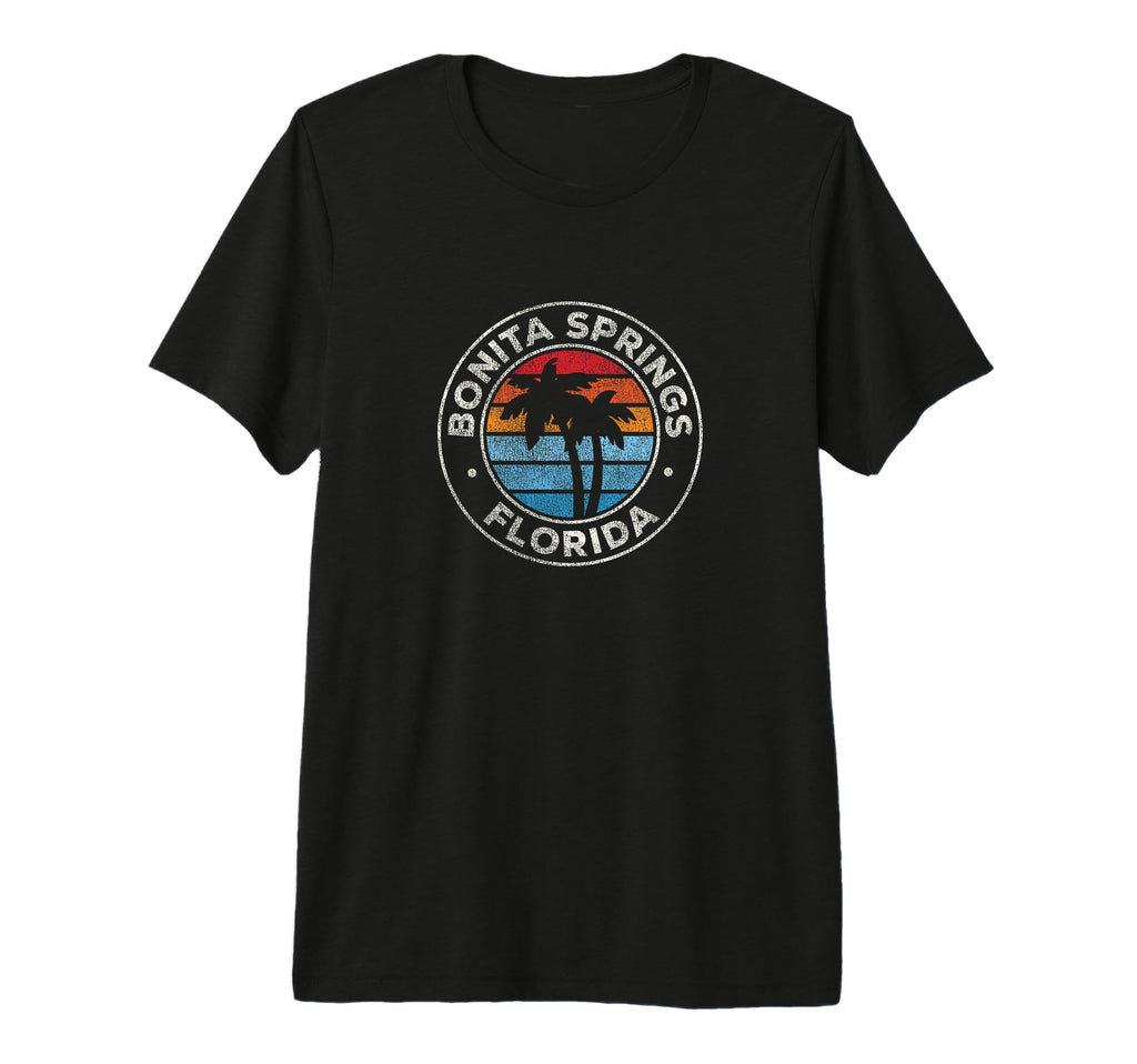 Bonita Springs Florida Fl 70S Tri Blend T-Shirt - Graphic Print Unisex - T-Shirt, Sweatshirt, Hoodie