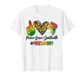 Peace Love Juneteenth 1865 T-Shirt - Casual Everyday Wear Men Women - T-Shirt, Sweatshirt, Hoodie