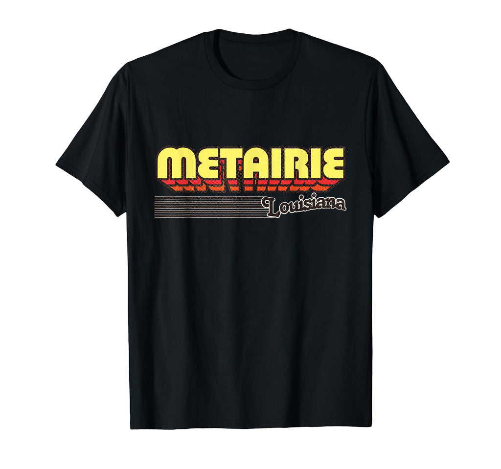 Metairie Louisiana Stripes T-Shirt - Casual Everyday Wear Unisex - T-Shirt, Sweatshirt, Hoodie