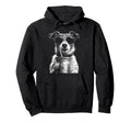 Jack Russell Drinking Iced Coffee Funny Hoodie - Unique Graphic for Adults - T-Shirt, Sweatshirt, Hoodie