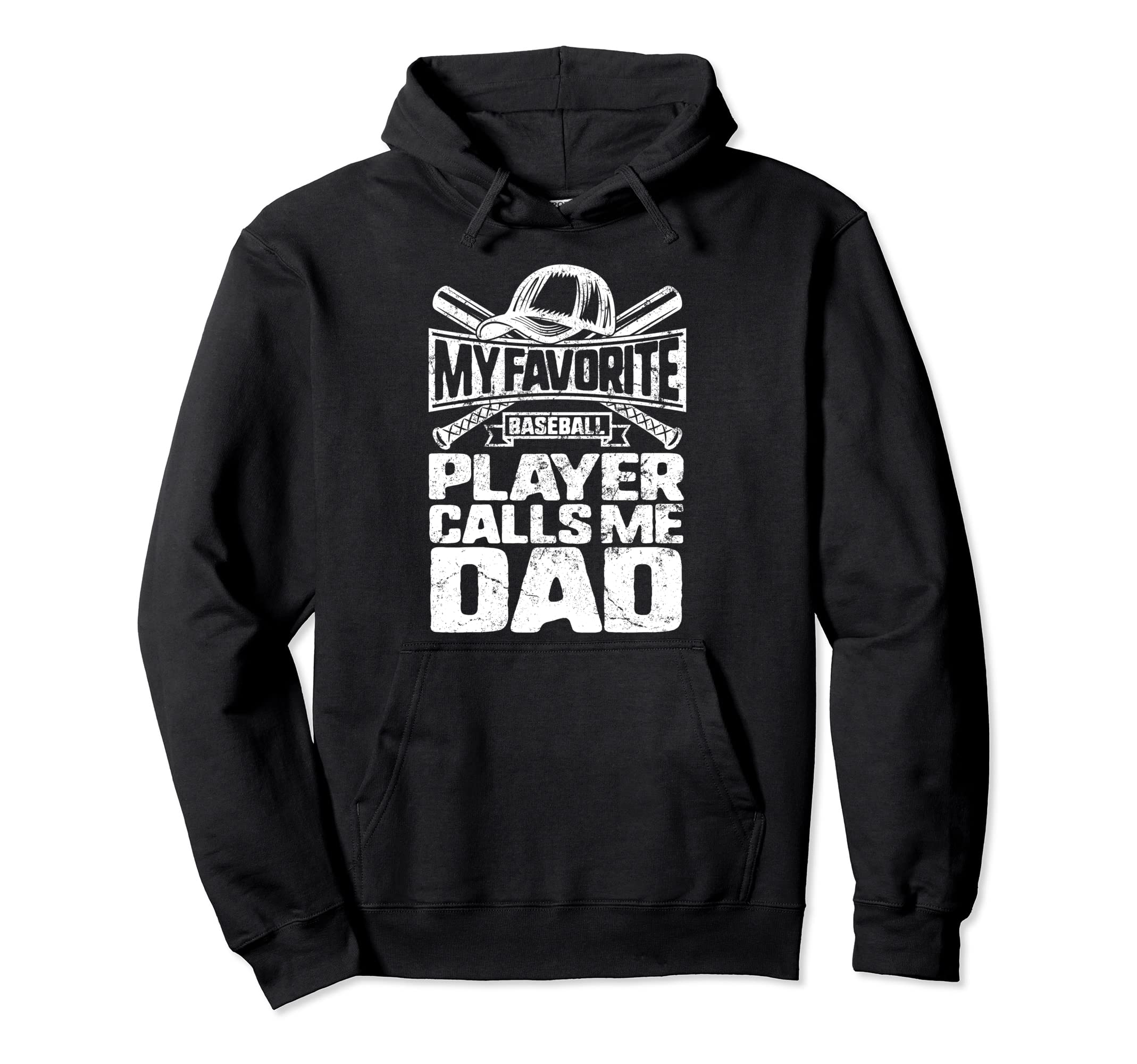 Favorite Baseball Player Calls Me Dad Hoodie - Custom Art Print Men Women - T-Shirt, Sweatshirt, Hoodie