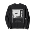 Ufo Vaporwave Aesthetic Japanese Sweatshirt - Streetwear Style for Adults - T-Shirt, Sweatshirt, Hoodie