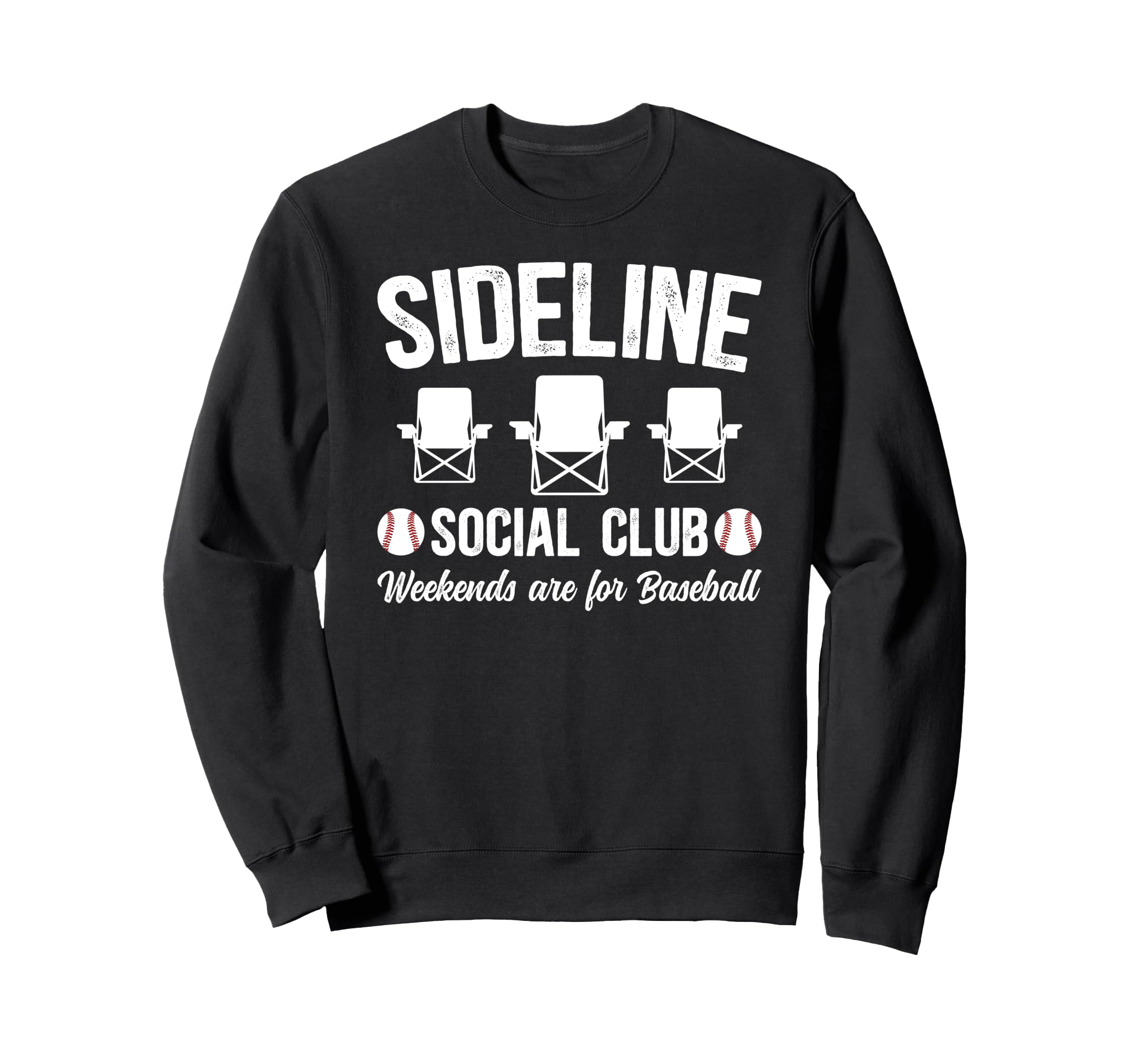 Sideline Social Club Baseball Dad Sweatshirt - Casual Everyday Wear Unisex - T-Shirt, Sweatshirt, Hoodie