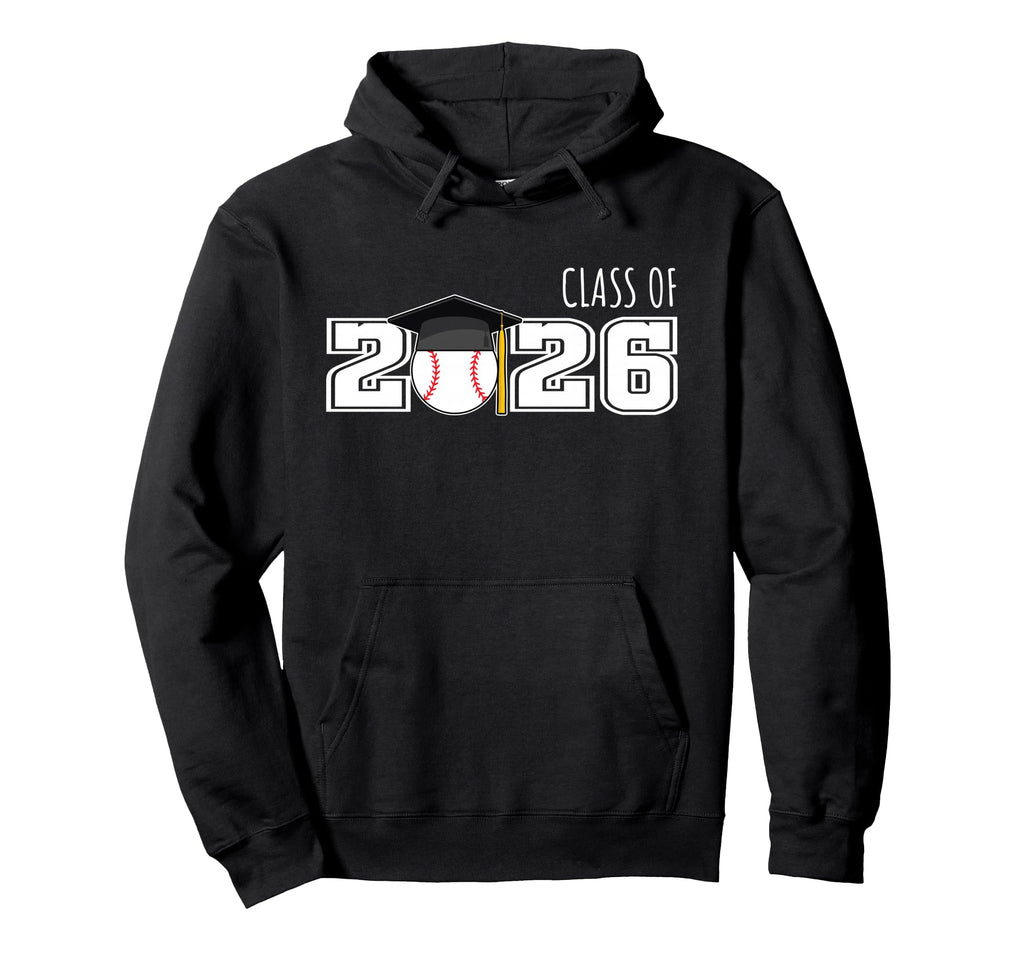 Class 2026 Baseball Senior Senior 2026 Hoodie - Streetwear Style Unisex - T-Shirt, Sweatshirt, Hoodie