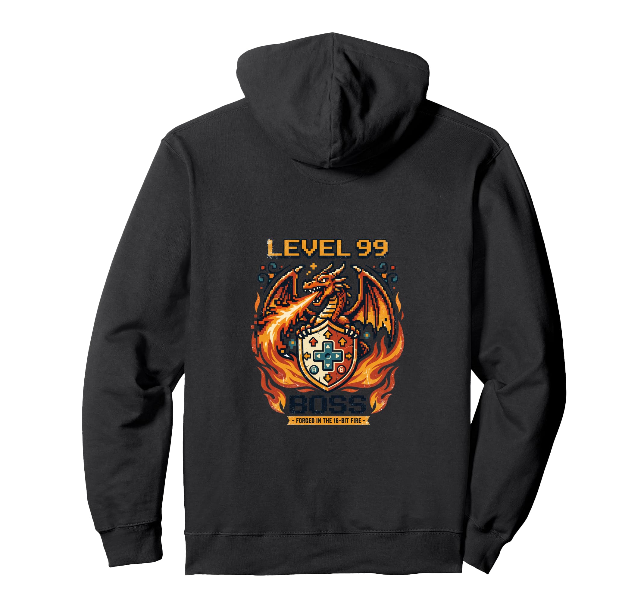Video Game Gaming Arcade 80S Dragon Hoodie - Trendy Graphic Men Women - T-Shirt, Sweatshirt, Hoodie