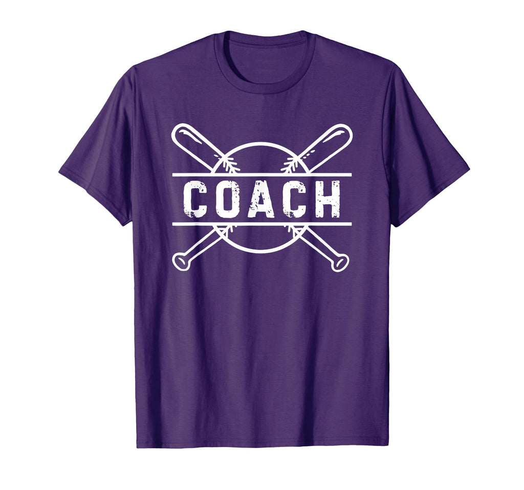 Baseball Coach Trainer Funny T-Shirt - Minimalist Print Men Women - T-Shirt, Sweatshirt, Hoodie