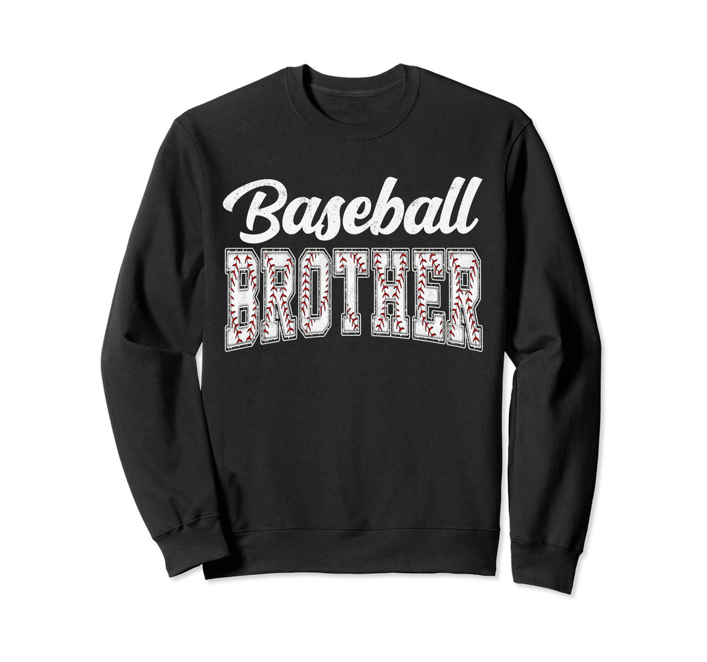 Baseball Brother Baseball Bro Little Sweatshirt - Graphic Print for Adults - T-Shirt, Sweatshirt, Hoodie