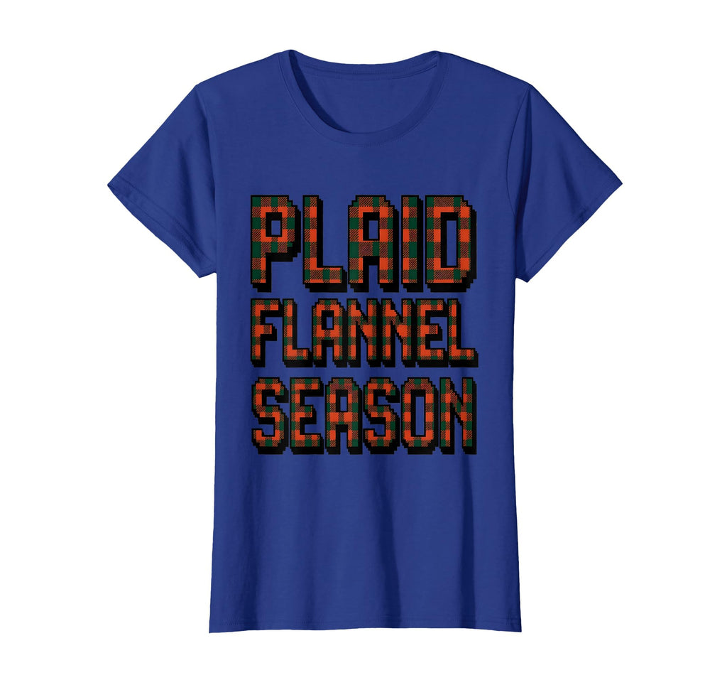 Plaid Flannel Season 90S Grunge T-Shirt - Fun Novelty Design for Adults - T-Shirt, Sweatshirt, Hoodie