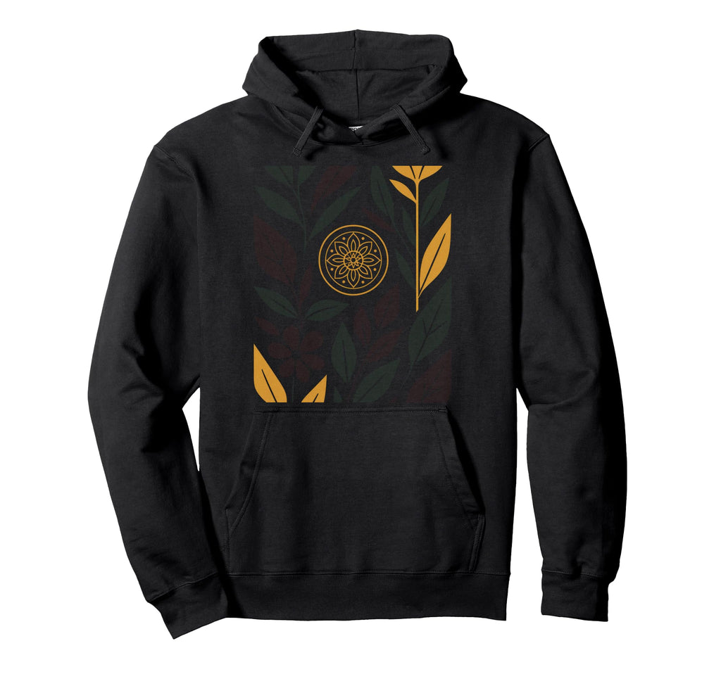 Mandala Boho 70S Hoodie - Minimalist Print Unisex - T-Shirt, Sweatshirt, Hoodie