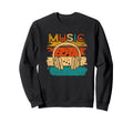Electronic Music Love Dj Distressed Sweatshirt - Trendy Graphic Unisex - T-Shirt, Sweatshirt, Hoodie