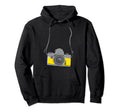 Fake Tourist Camera Holiday Vacation Hoodie - Minimalist Print Men Women - T-Shirt, Sweatshirt, Hoodie