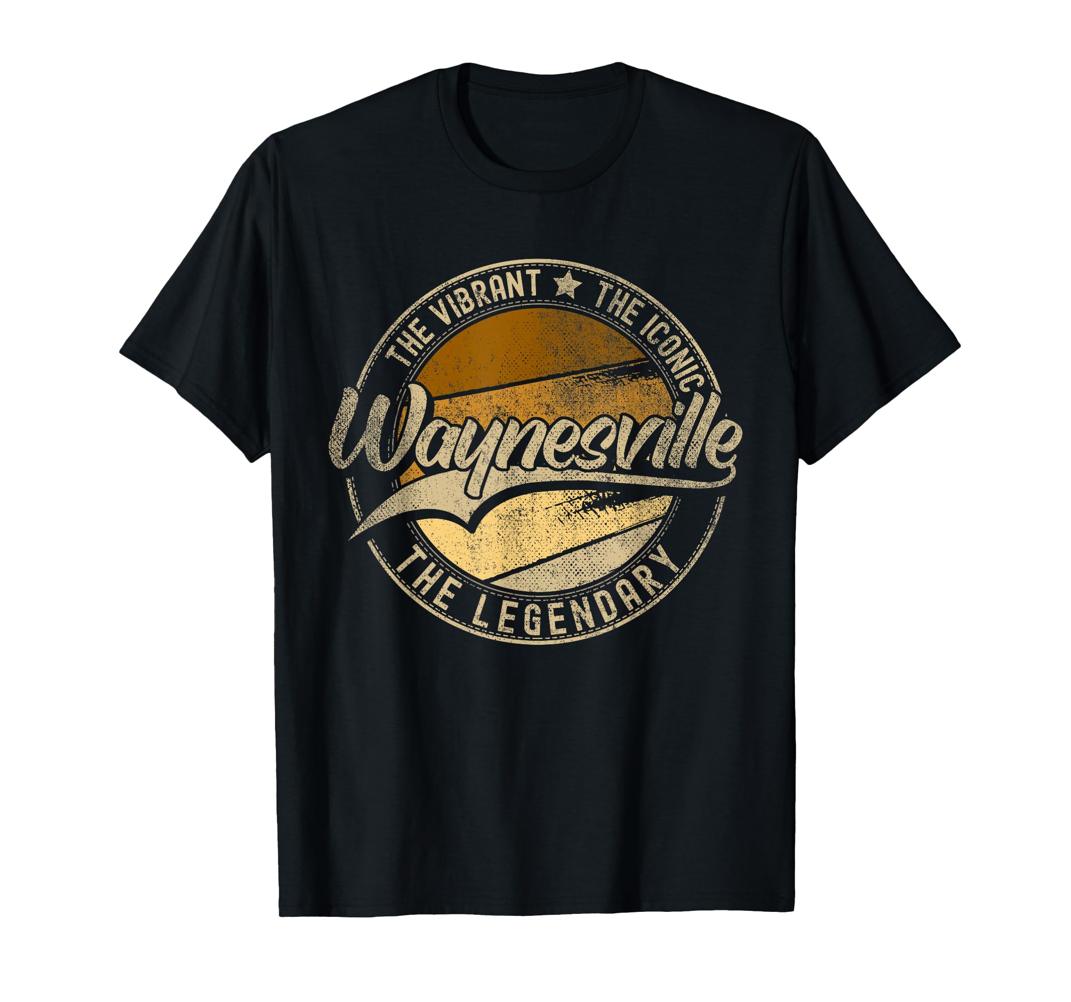 Waynesville Nc North Carolina Distressed T-Shirt - Graphic Print Men Women - T-Shirt, Sweatshirt, Hoodie