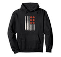 Flag Baseball Sport Baseball Mom And Hoodie - Minimalist Print Men Women - T-Shirt, Sweatshirt, Hoodie