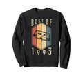 Best 1993 Cassette Tape Sweatshirt - Casual Everyday Wear for Adults - T-Shirt, Sweatshirt, Hoodie