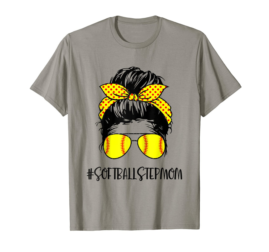 Stepmom Life Softball Baseball Mom T-Shirt - Minimalist Print Men Women - T-Shirt, Sweatshirt, Hoodie