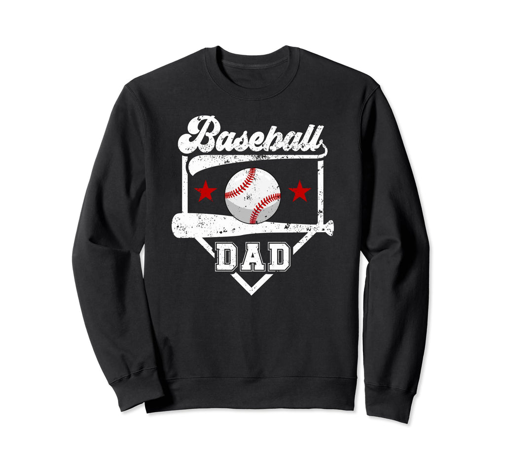 Baseball Dad Baseball Player Dad Sweatshirt - Custom Art Print Men Women - T-Shirt, Sweatshirt, Hoodie