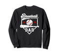 Baseball Dad Baseball Player Dad Sweatshirt - Custom Art Print Men Women - T-Shirt, Sweatshirt, Hoodie