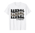 Baseball Mama Leopard Proud Baseball T-Shirt - Custom Art Print Men Women - T-Shirt, Sweatshirt, Hoodie