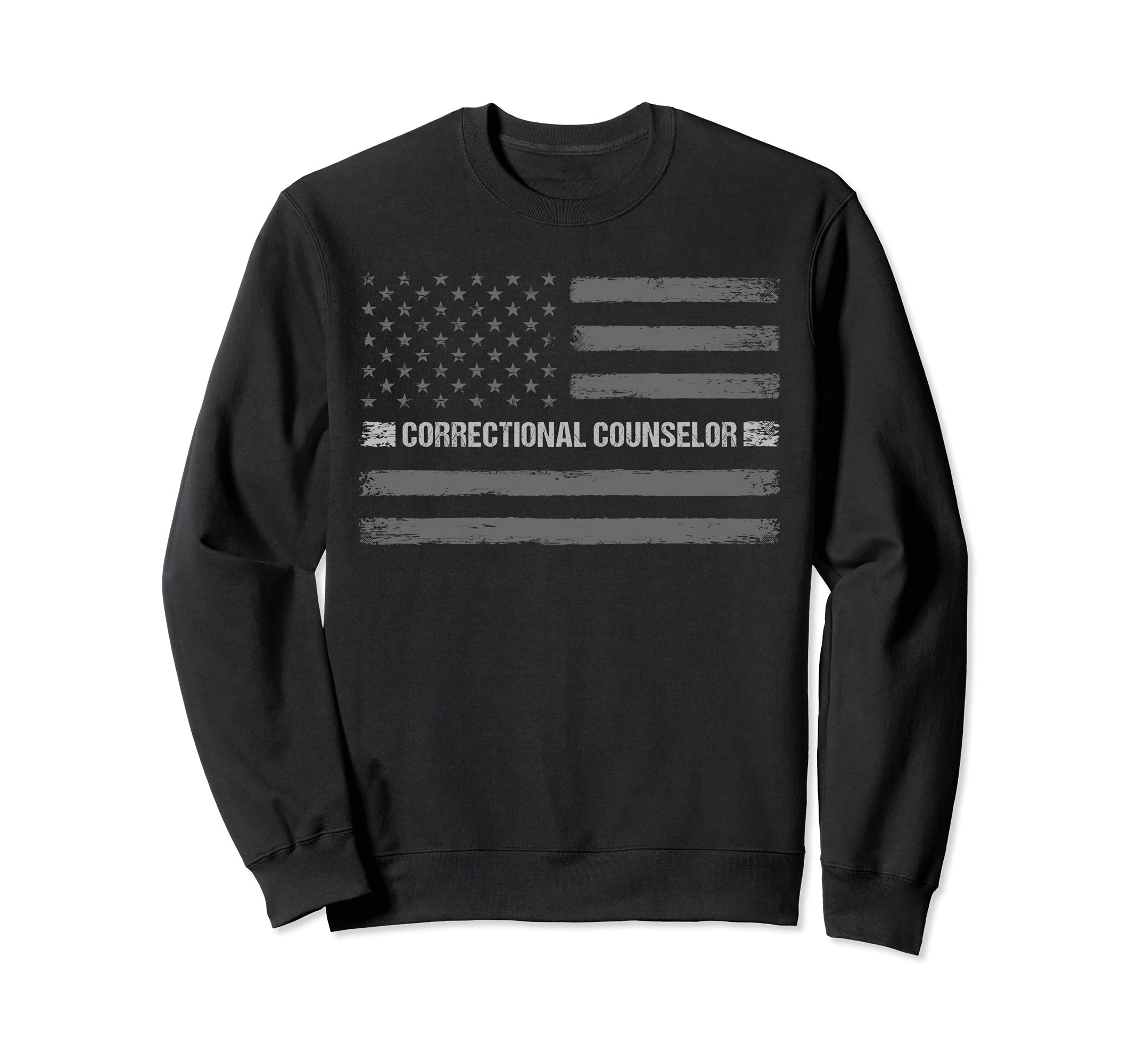 Correctional Counselor Distressed Sweatshirt - Streetwear Style for Adults - T-Shirt, Sweatshirt, Hoodie