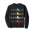 Roller Skate Heartbeat Skater Skating Sweatshirt - Custom Art Print Unisex - T-Shirt, Sweatshirt, Hoodie