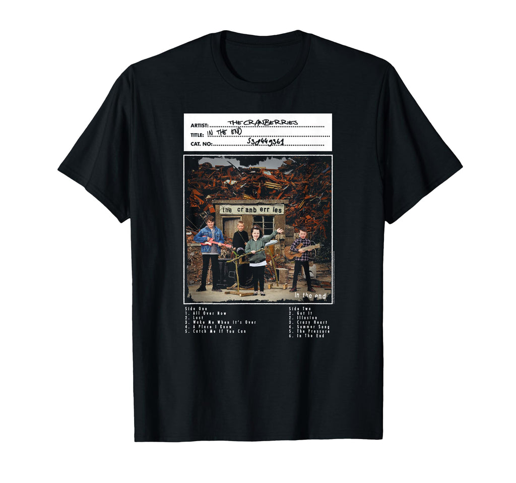 Cranberries End Vinyl Handwritten T-Shirt - Fun Novelty Design Men Women - T-Shirt, Sweatshirt, Hoodie