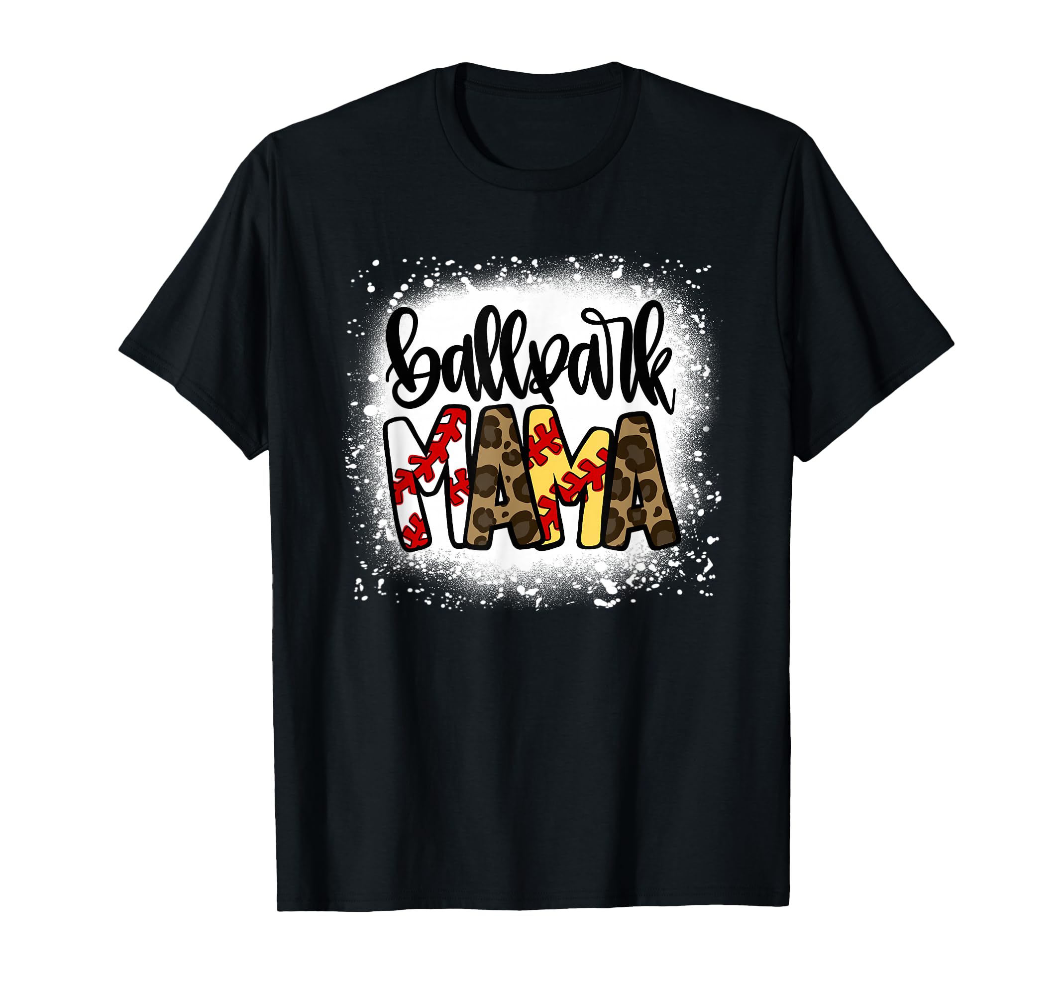 Ballpark Mom Mama Baseball Softball T-Shirt - Minimalist Print for Adults - T-Shirt, Sweatshirt, Hoodie