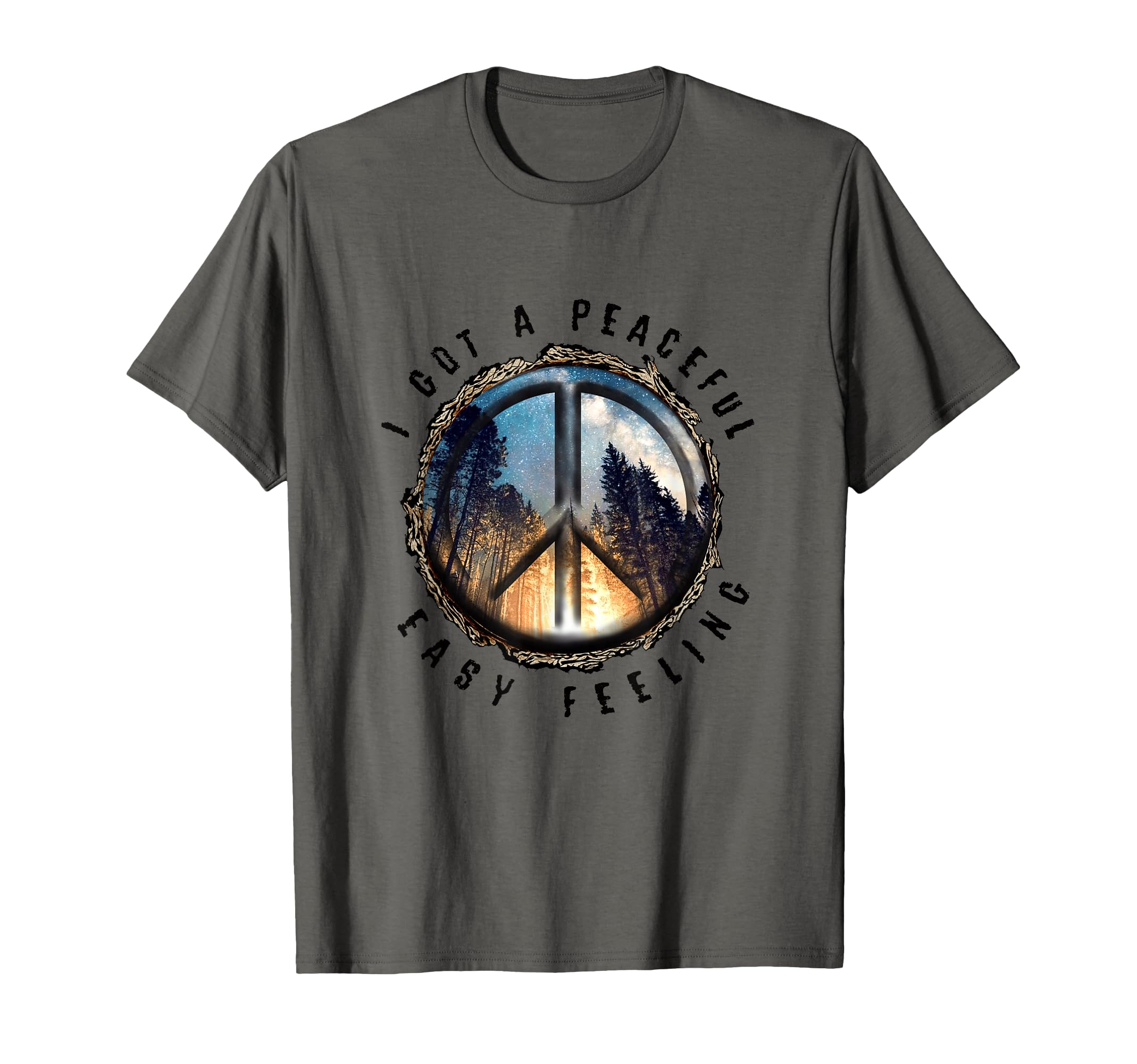 Hippie Peace Sign I Got Easy T-Shirt - Fun Novelty Design Men Women - T-Shirt, Sweatshirt, Hoodie
