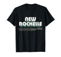 New Rochelle New York Stripes T-Shirt - Custom Art Print Unisex - T-Shirt, Sweatshirt, Hoodie