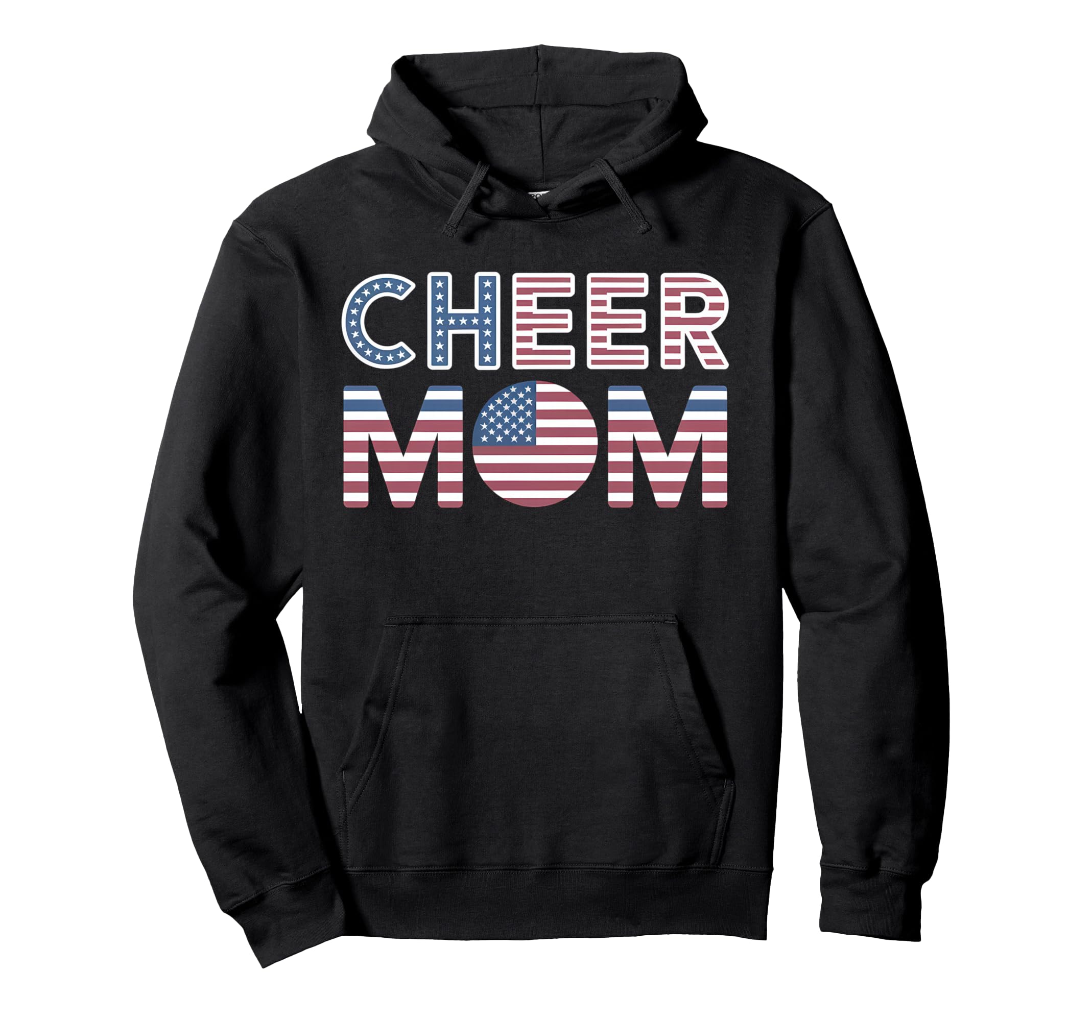 Cheer Mom Mother Bow Cheerleader Game Hoodie - Minimalist Print for Adults - T-Shirt, Sweatshirt, Hoodie