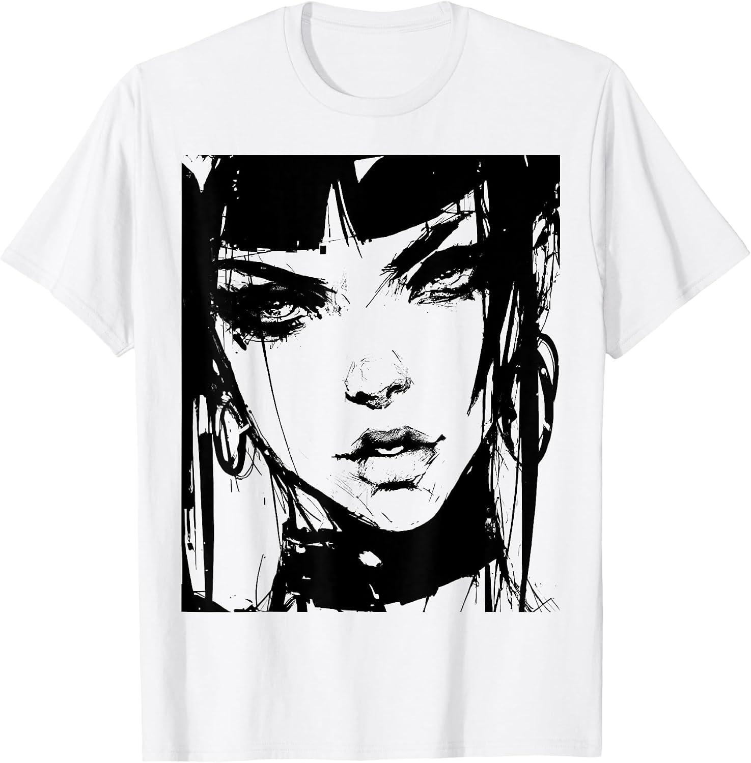 Goth and Emo Designs for Anime Lovers - Adult & Kids T-Shirts, Sweatshirts & Hoodies apparel design preview 1
