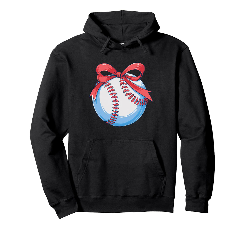 Coquette American Baseball Mom Hoodie - Novelty Apparel Unisex - T-Shirt, Sweatshirt, Hoodie