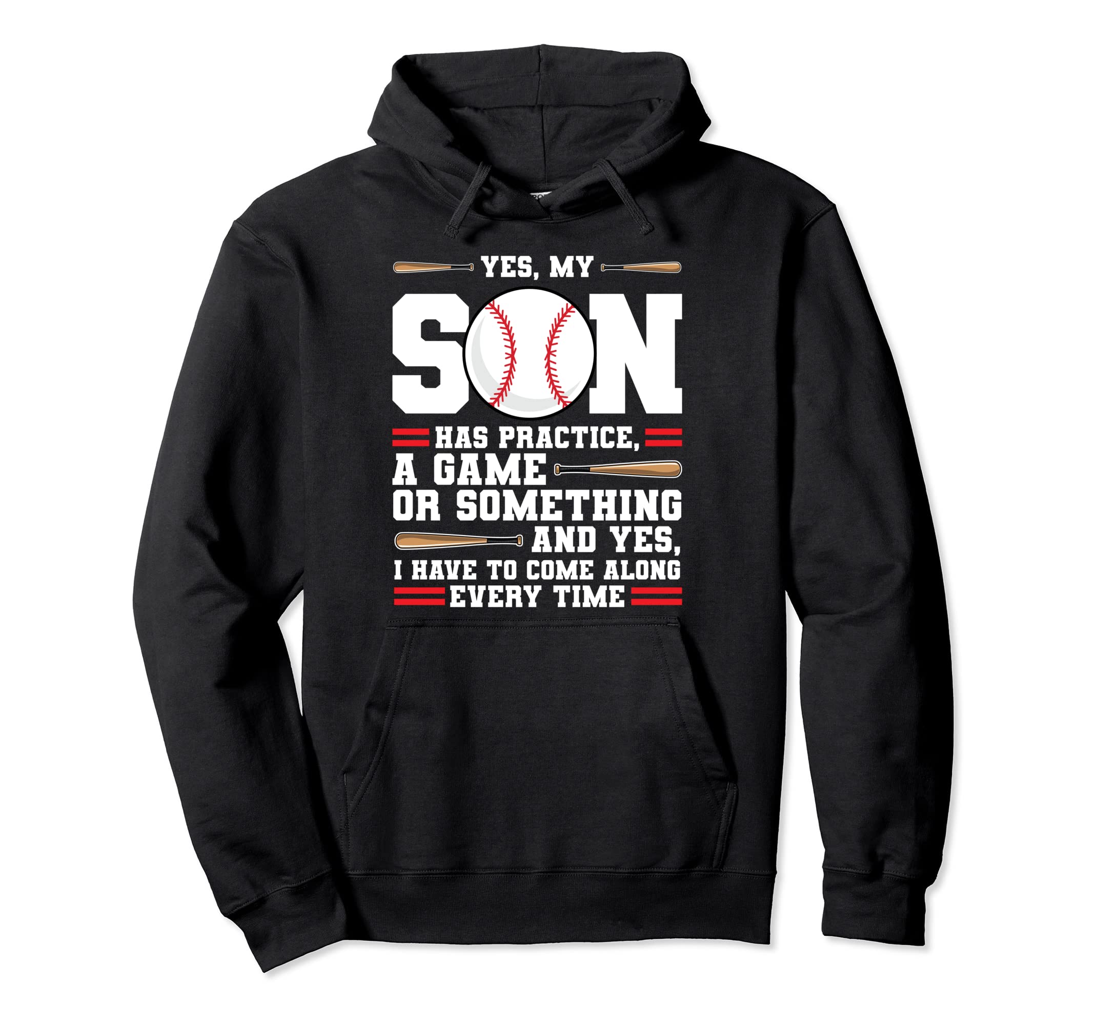Yes My Son Has Practice Game Baseball Mom Hoodie - Aesthetic Graphic Unisex - T-Shirt, Sweatshirt, Hoodie