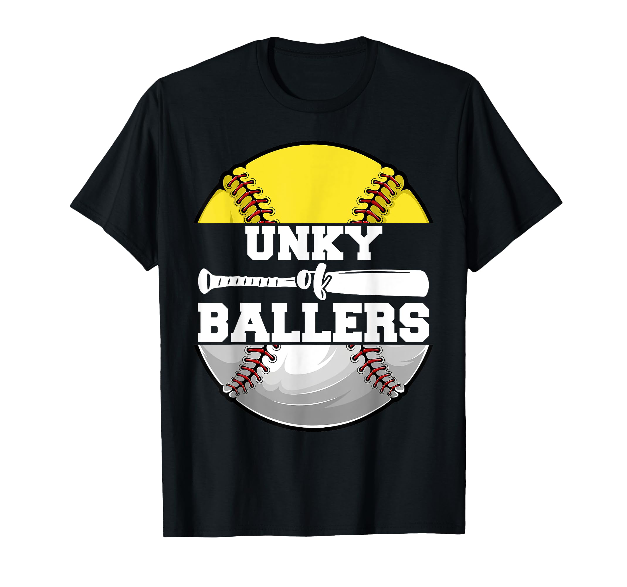 Unky Ballers Funny Softball Baseball T-Shirt - Trendy Graphic Men Women - T-Shirt, Sweatshirt, Hoodie