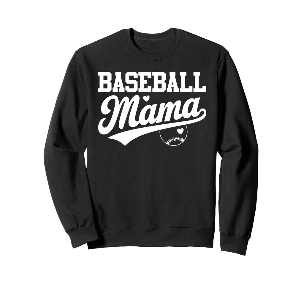 Baseball Mama Heart Game Day Sweatshirt - Streetwear Style Men Women - T-Shirt, Sweatshirt, Hoodie