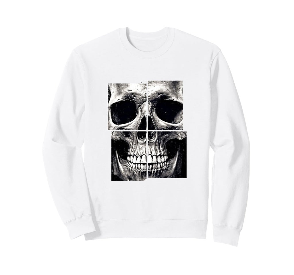 Aesthetic Streetwear Skull Sweatshirt - Casual Everyday Wear for Adults - T-Shirt, Sweatshirt, Hoodie
