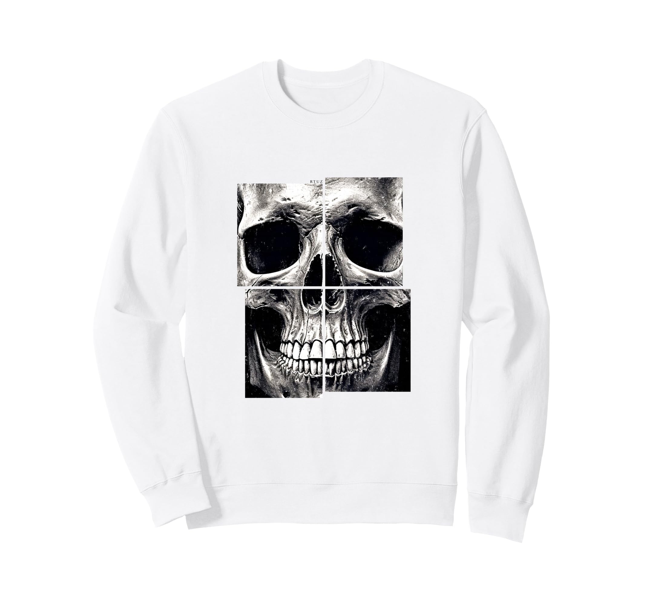 Aesthetic Streetwear Skull Sweatshirt - Casual Everyday Wear for Adults - T-Shirt, Sweatshirt, Hoodie
