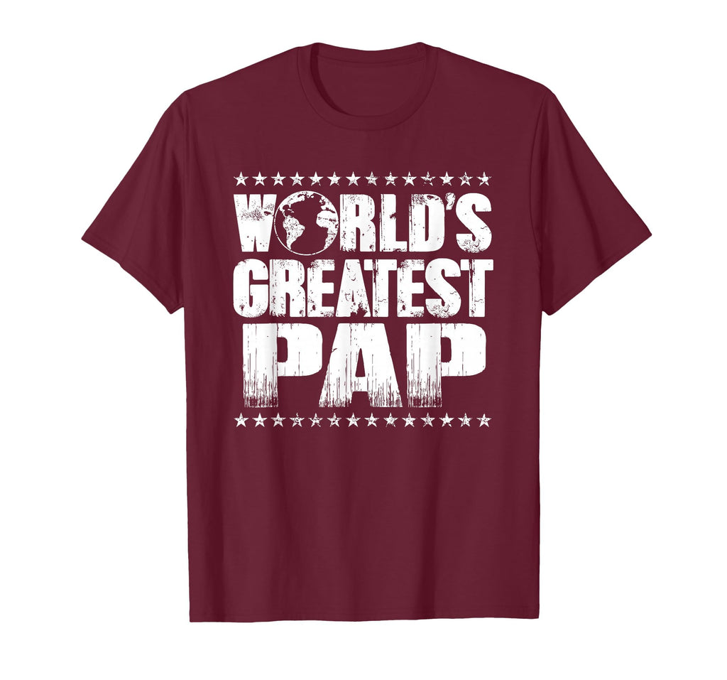 Worlds Greatest Pap Best Ever Award T-Shirt - Novelty Apparel for Adults - T-Shirt, Sweatshirt, Hoodie