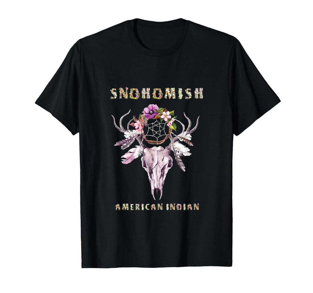 Snohomish American Indian Tribe Boho T-Shirt - Novelty Apparel Unisex - T-Shirt, Sweatshirt, Hoodie