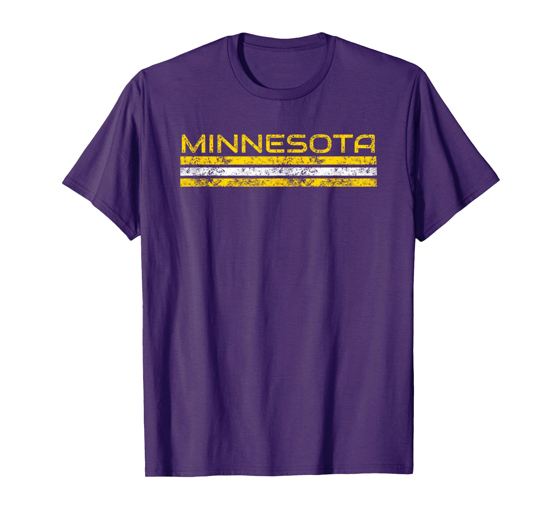 Minnesota Weathered Stripe T-Shirt - Trendy Graphic Unisex - T-Shirt, Sweatshirt, Hoodie