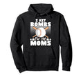 I Hit Bombs Hot Moms Baseball Hoodie - Streetwear Style Unisex - T-Shirt, Sweatshirt, Hoodie
