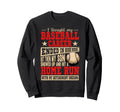 My Son Hit Home Run Baller Baseball Sweatshirt - Aesthetic Graphic Unisex - T-Shirt, Sweatshirt, Hoodie