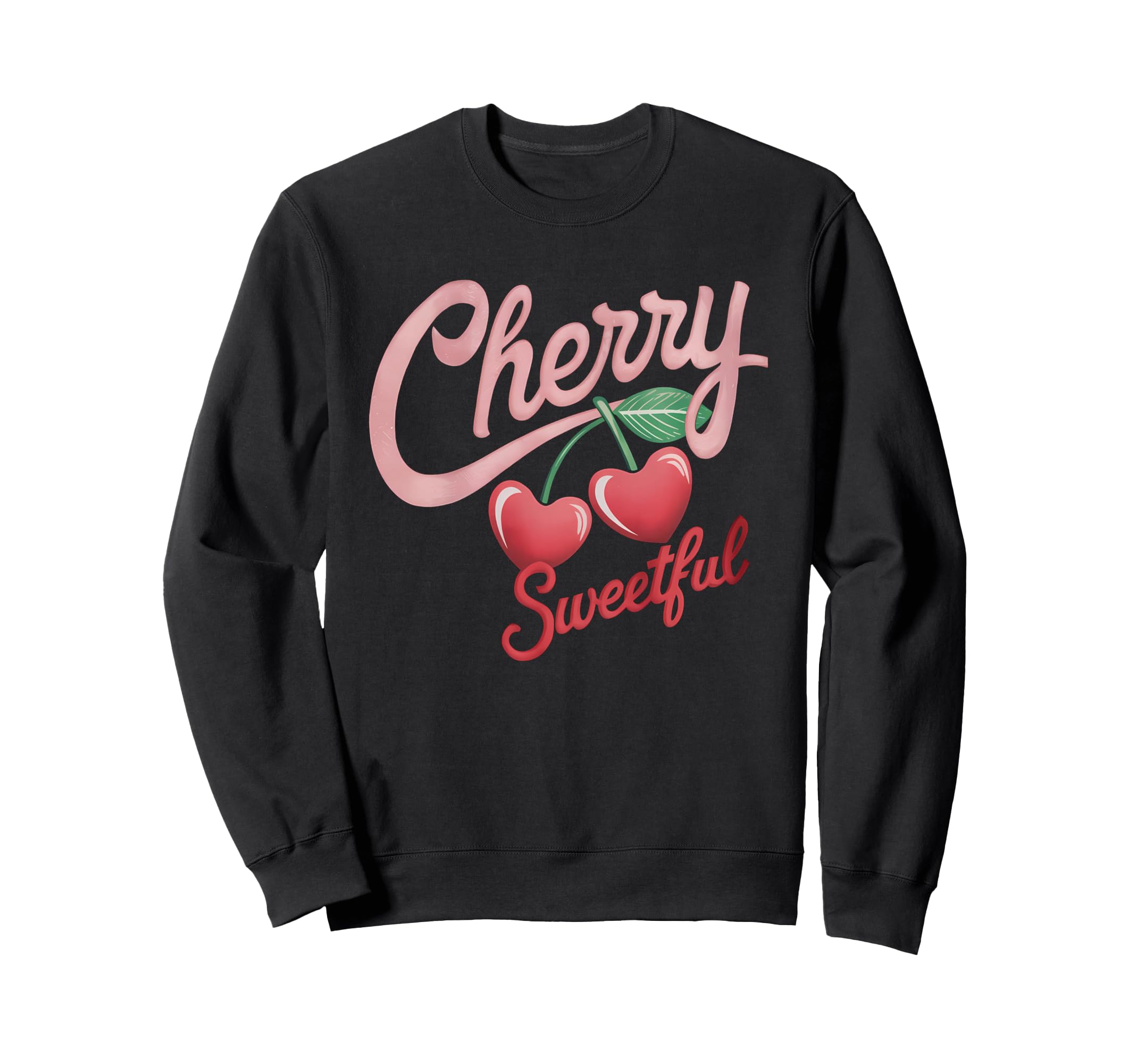 Cherry Sweetful Red Aesthetic Sweatshirt - Custom Art Print for Adults - T-Shirt, Sweatshirt, Hoodie