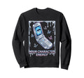 Main Character Energy Y2K Flip Sweatshirt - Novelty Apparel Men Women - T-Shirt, Sweatshirt, Hoodie